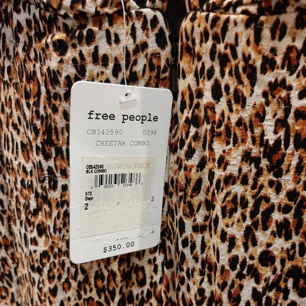 Free People Leopard Print Halter Maxi Dress in Brown and Black - Picture 10 of 10
